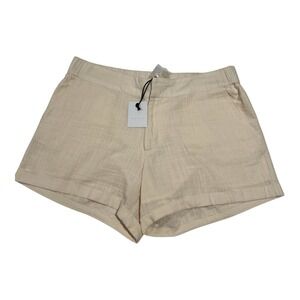 NWT Hatch Maternity The Hallies Shorts Size 2 Beige Pull-On Comfy‎ MSRP $128